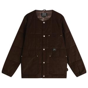 Рабочая куртка с воротником-стойкой Taion, темно-коричневый