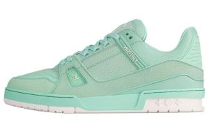 LOUIS VUITTON Кроссовки LV Trainer мятно-зеленые белые