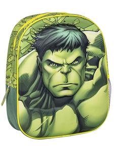 Cerda Детский рюкзак Marvel Hulk 3D (высота 31 см), зеленый