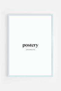 Деревянная рамка для фотографий Postery, 70x100 см, синий