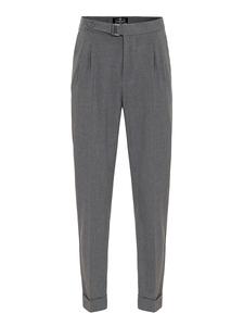 Облегающие брюки в складку спереди Dandalo, цвет Grey/Light grey