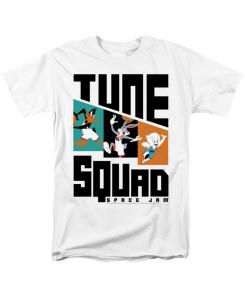 Мужская футболка с изображением персонажей из мультфильма "A New Legacy Tune Squad" Space Jam, White