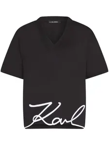 Футболка Signature KARL LAGERFELD, черный