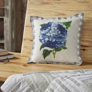 Подушка VHC Brands Finders Keepers Hydrangea, белый