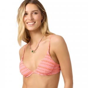 Женский бюстгальтер-топ Paradise Plaid Honopu O'Neill, Sachet Pink