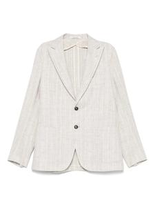 Пиджак в полоску Tagliatore, нейтральный