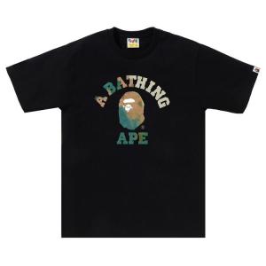 Футболка BAPE Tie Dye College Tee, Black/Beige