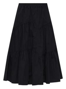 Юбка из хлопка Tory Burch, черный