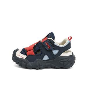Дышащие низкие детские сандалии для детей Jeep, синий/красный