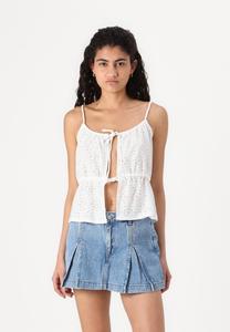 Топ JXROSEY BRODERIE TOP JJXX, кремовый