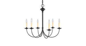 Люстра в историческом стиле Livex, черный