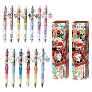 Гелевая ручка Crayon Shin Chan, блокнот Shin Chan, коллекционная серия Naughty Edition, слепой бокс, отдельная загадочная коробка/полный набор 12 шт KAYOU