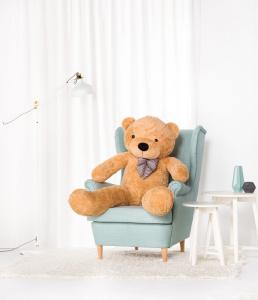 Gustaw Teddy Bear, большой плюшевый мишка Classico, бежевый, 130 см Miś Gustaw