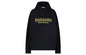 Толстовка женская Balenciaga Retail Therapy Logo, черный