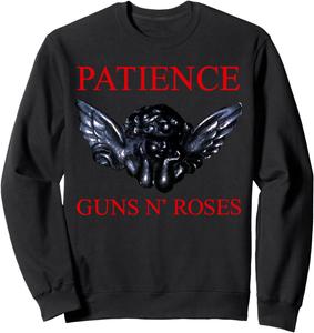Официальная толстовка Guns N' Roses Patience, черная
