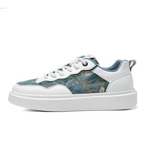CARTELO Мужские низкие скейтбордские кроссовки бело-синие, цвет White Blue