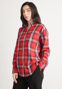 Блуза GANT CHECKED SHIRT, Ruby Red/Red