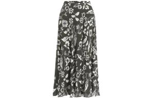 WEEKEND MaxMara Повседневная длинная юбка для женщин, черная, средней длины, другие