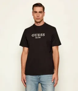 Футболка regular fit Guess Jeans, черный