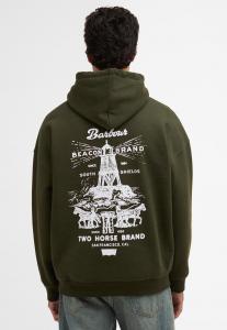 Толстовка Barbour BARBOUR X LEVI'S GRAPHIC HOODIE, Rosin/Dark Green
