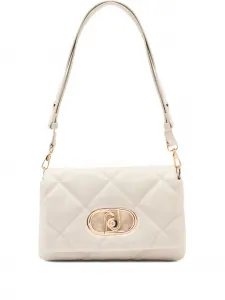 Сумка на плечо LaPuffy с логотипом на пластине Liu Jo, белый