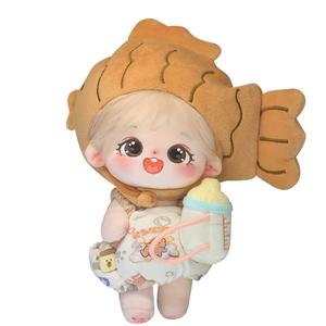 COTTON PLANET Кукла White Gold Chestnut Takoyaki плюшевая кукла высота 20см длина 22см