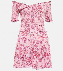 Мини-платье Soledad с принтом POUPETTE ST BARTH, разноцветный