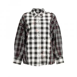 Черная хлопковая рубашка Desigual, черный