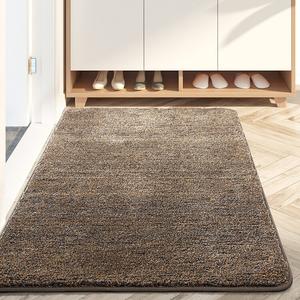 Dajiang Ковер 60х90 см для прихожей, грязе- и пылезащитный, не скользит, Babylon-Khaki