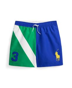 Плавки Traveler Big Pony для мальчиков 8-20 лет Polo Ralph Lauren, Cruise Green/New Sapphire
