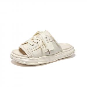 MADALLO Устойчивые к запаху и истиранию мужские слайдеры белые, цвет White