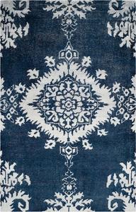 Ковер SAFAVIEH, 153 x 244 см, Stone Wash Collection Indigo STW235B ручной работы медальон премиум шерсть и вискоза