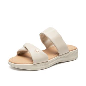 ZHR Тапочки-слайды женские бежево-абрикосовые