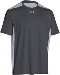 Мужская футболка Under Armour Team Raid с коротким рукавом, цветные блоки,  Graphite | Steel