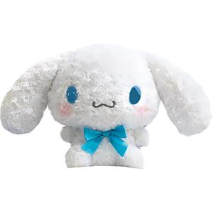 FURYU Плюшевая кукла Cinnamoroll, форма Rose, синий галстук, совместимость с куклами для детей от 3 лет, высота 30см