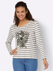 Рубашка с длинными рукавами с тростниковым принтом цвета экрю WITT WEIDEN