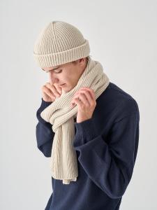 Шарф из кашемировой смеси в рубчик | STARK | 5 г