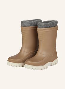 Резиновые сапоги с простой подкладкой Sterntaler, коричневый