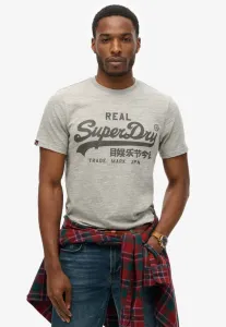 Футболка с винтажным логотипом Superdry & Co, Athletic Grey Marl