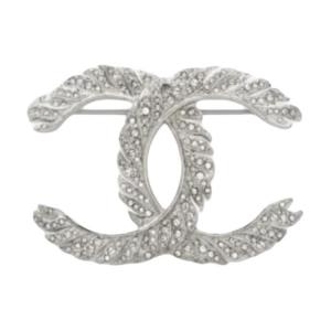 CHANEL Металлические броши Unisex Silver