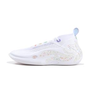 LINING Баскетбольные кроссовки Wow11 с амортизацией, противоскользящие, износостойкие, легкие, с отскоком, белые, мужские