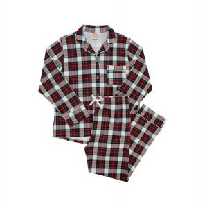 Женский уютный комплект Let Me Lounge в клетку Aiken Place с жемчугом Palmetto The Beaufort Bonnet Company, Aiken Place Plaid With Palmetto Pearl