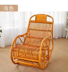 Fantasy Кресло-качалка из ротанга с хлопковой подушкой, anti-drum bar light