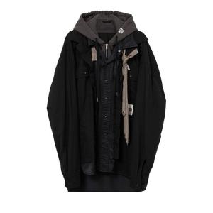 Рубашка Maison Mihara Yasuhiro Triple Layered Shirt, Black