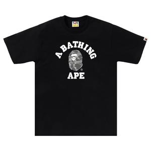 Футболка BAPE Honeycomb Camo, Черный/Серый