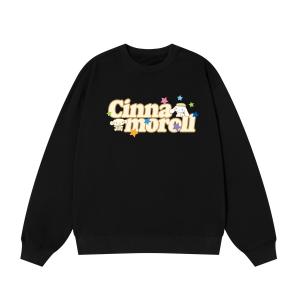 Свитшот Cinnamoroll Yugui Dog Unisex Sanrio, черный/желтый