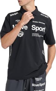 Футболка-поло MOVESPORT Descente, короткий рукав, мини-пике с солнцезащитным кремом, охлаждающая функция, влагоотводящая, эластичная, защита от УФ-излучения, мужская, унисекс для взрослых