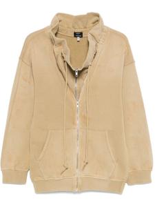 R13 худи Paperbag, нейтральный цвет