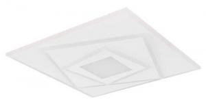 Светодиодный потолочный светильник Globo, 40x40x5,4 см, опал/белый