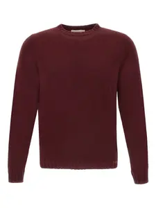 Свитер с круглым вырезом Filippo De Laurentiis, красный
